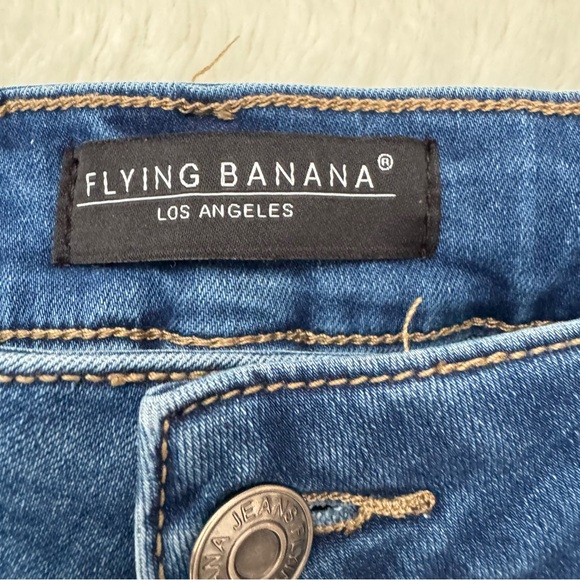 Flying Banana Jeans Women’s 16S Denim Medium Wash 5-Pocket‎ Straight Casual - Picture 4 of 11